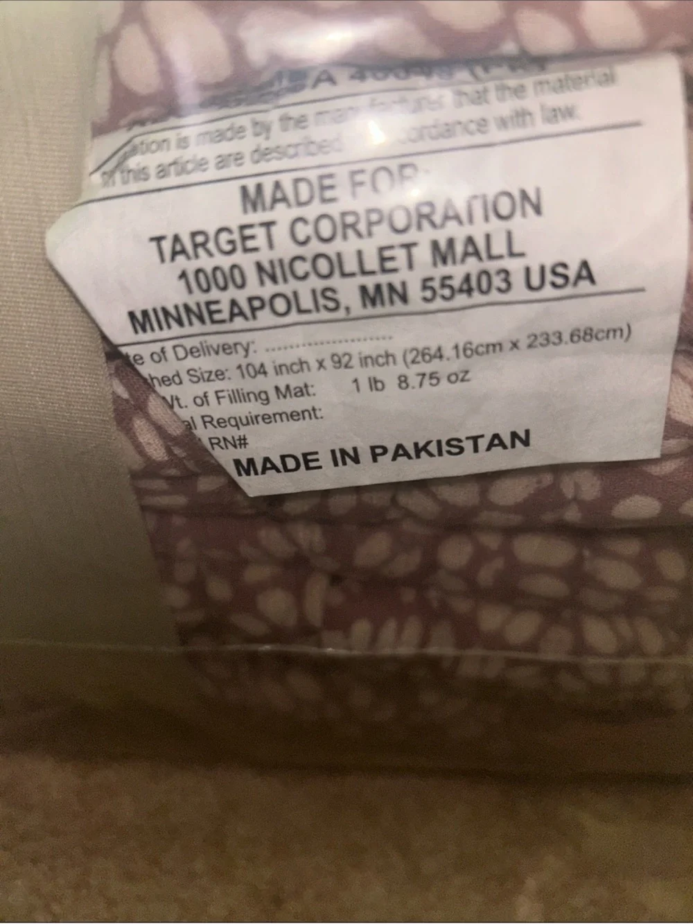 Threshold King Reversible Cotton Matelasse Cream Swirl Pattern Quilt